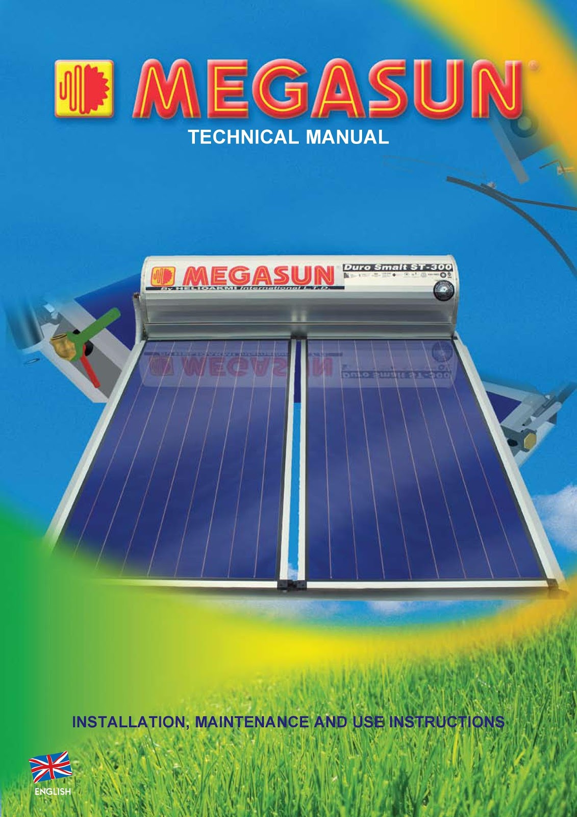 Máy nước nóng năng lượng mặt trời Megasun ST200/SP-200
